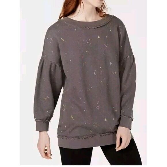 Free People Movement Make It Count Sweatshirt Size LARGE EUC - Picture 4 of 11